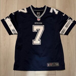 NFL Nike Dallas Cowboys Football Kids Jersey #7 Trevon Diggs Size M
